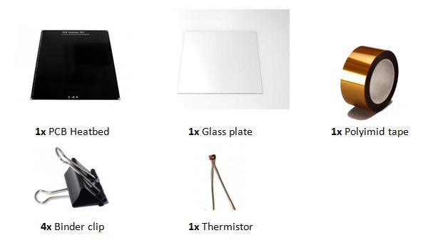 Heated Bed components.